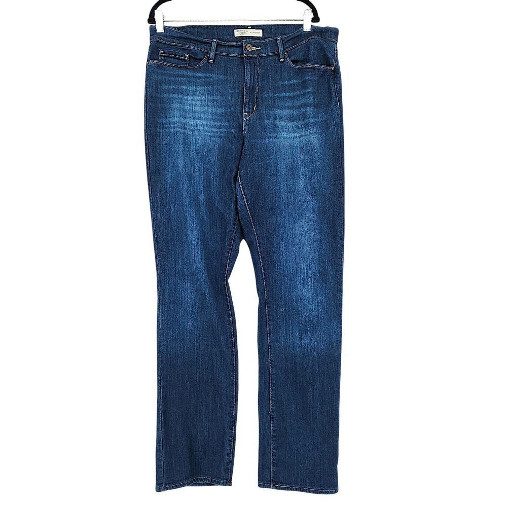 Levi Strauss Signature Gold Jeans 33x34(36x33) Men Blue Mid Rise Straight Denim
